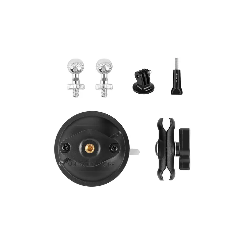 PULUZ Magic Arm Tripod Suction Cup Holder (Black)